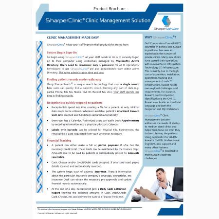 SharperClinic Brochure